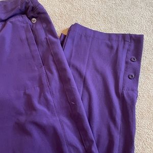 Women's Knit Waistband Cargo Track Scrub Pant